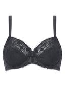 David Jones Chantelle Day to Night Covering Underwire Bra in Deep Grey, Size 12H