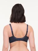 David Jones Chantelle Day to Night Covering Underwire Bra in Deep Grey, Size 14F