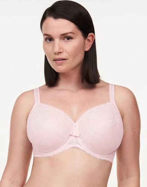 David Jones Chantelle Day to Night Covering Underwire Bra in Porcelain Pink, Size 16F