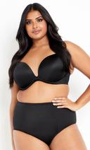 David Jones City Chic Adore Push Up Bra in Black, Size 14DD