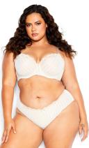 David Jones City Chic Fifi Contour Bra in Ivory, Size 22B