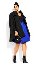 David Jones City Chic Uptown Girl Dress in Cobalt, Size 20