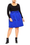 David Jones City Chic Uptown Girl Dress in Cobalt, Size 24