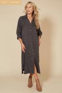 David Jones Eb&ive Vienetta Shirt Dress in Fossil, Size Medium