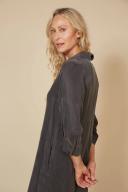 David Jones Eb&ive Vienetta Shirt Dress in Fossil, Size Medium