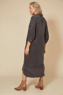 David Jones Eb&ive Vienetta Shirt Dress in Fossil, Size Medium