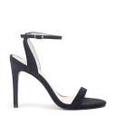 David Jones Edward Meller Wisp100 Single Strap Sandal in Silver Sparkle, Size 38 EU
