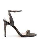 David Jones Edward Meller Wisp100 Single Strap Sandal in Silver Sparkle, Size 38 EU