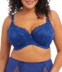 David Jones Elomi Brianna Underwire Padded Half Cup Bra in Lapis, Size 14H (36H)
