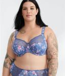 David Jones Elomi Morgan UW Bra in Serengeti, Size 16 FF