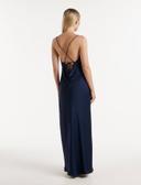 David Jones Forever New Blair Back Detail Maxi Dress in Navy, Size 10