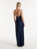 David Jones Forever New Blair Back Detail Maxi Dress in Navy, Size 8