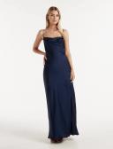 David Jones Forever New Blair Back Detail Maxi Dress in Navy, Size 8