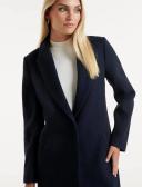 David Jones Forever New Cleo Single Breasted Coatigan in Navy, Size 10