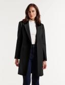 David Jones Forever New Kiana SB Coatigan in Black, Size 12