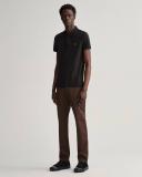 David Jones Gant Hallden Twill Chinos in Rich Brown, Size 35 in