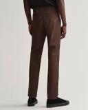 David Jones Gant Hallden Twill Chinos in Rich Brown, Size 36 in