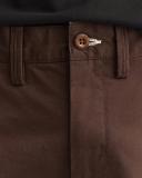 David Jones Gant Hallden Twill Chinos in Rich Brown, Size 40 in
