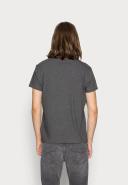 David Jones Gant Solid T-Shirt in Antracit Melange, Size XS