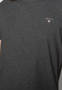 David Jones Gant Solid T-Shirt in Antracit Melange, Size XS