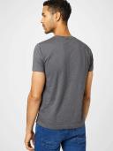 David Jones Gant Solid T-Shirt in Antracit Melange, Size XS