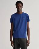 David Jones Gant Solid T-Shirt in Deep Blue, Size 5XL