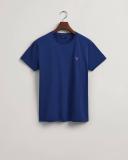 David Jones Gant Solid T-Shirt in Deep Blue, Size 5XL