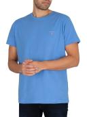 David Jones Gant Solid T-Shirt in Deep Blue, Size XS