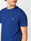 David Jones Gant Solid T-Shirt in Deep Blue, Size XS