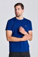David Jones Gant Solid T-Shirt in Deep Blue, Size XS