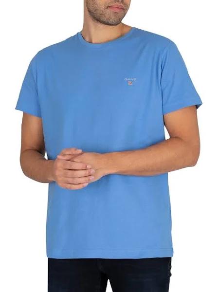 David Jones Gant Solid T-Shirt in Deep Blue, Size XS