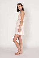 David Jones Ginia Stretch Lace Short Chemise in Primrose Pink, Size Small