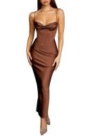 David Jones House of CB 'Charmaine' Corset Maxi Dress in Black, Size S+