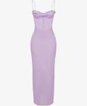 David Jones House of CB 'Charmaine' Corset Maxi Dress in Black, Size S+