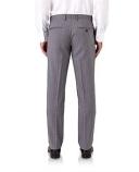 David Jones Joe Black Razor Pin Stripe Wool Suit Trouser in Light Grey, Size 100 cm