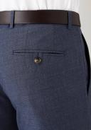 David Jones Joe Black Step Twill Wool Suit Trouser in DBL, Size 84 cm