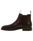 David Jones Julius Marlow Gaucho Chelsea Boot in Mocha, Size 44 EU