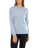 David Jones Merino Crew Neck Sweater in Blue, Size Medium