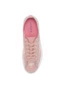 David Jones Midas Fillip Mesh Leather Sneakers in Pink, Size 38 EU