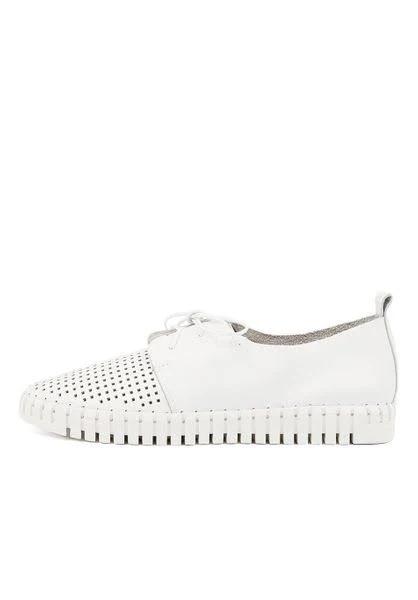 David Jones Midas Husto Bright Emerald White Sole Patent Leather in Green, Size 41 EU