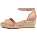 David Jones Midas Skippy Mi Pretty Natural Rope Leather in Pink, Size 37 EU