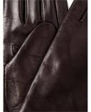 David Jones Milana Cashmere Lined Nappa Leather Gloves in Brown, Size S-M