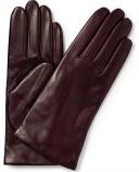 David Jones Milana Cashmere Lined Nappa Leather Gloves in Violet, Size M/L