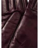 David Jones Milana Cashmere Lined Nappa Leather Gloves in Violet, Size S-M