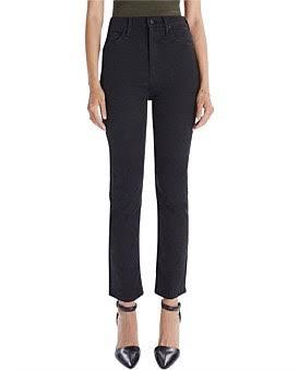David Jones Mother High Waisted Rider Ankle Jean in Not Guilty, Size 29 in