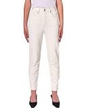David Jones Neuw Denim Lola Super High Rise Mom Jean in Ecru, Size 28 in