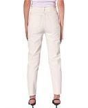 David Jones Neuw Denim Lola Super High Rise Mom Jean in Ecru, Size 28 in