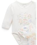 David Jones Organics 2 Pack Bodysuit (0000-0) in Hdnmdw, Size 0000