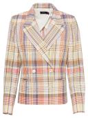 David Jones Polo Ralph Lauren Cotton Madras Blazer in Pink, Size 4 US
