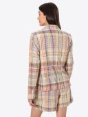 David Jones Polo Ralph Lauren Cotton Madras Blazer in Pink, Size 4 US